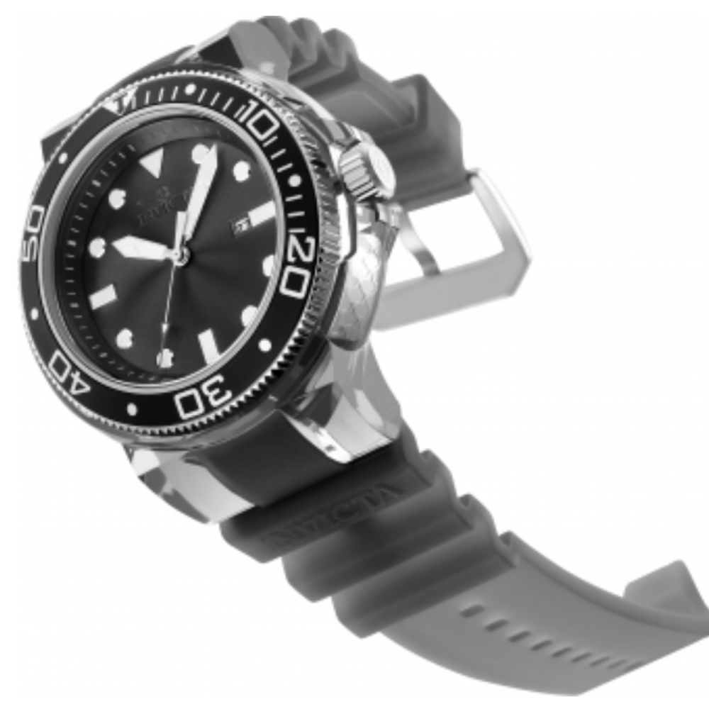 Invicta Pro Diver Anatomic Mens Watch (32330) 51.5mm Transparent Case Grey Band - Picture 2 of 4